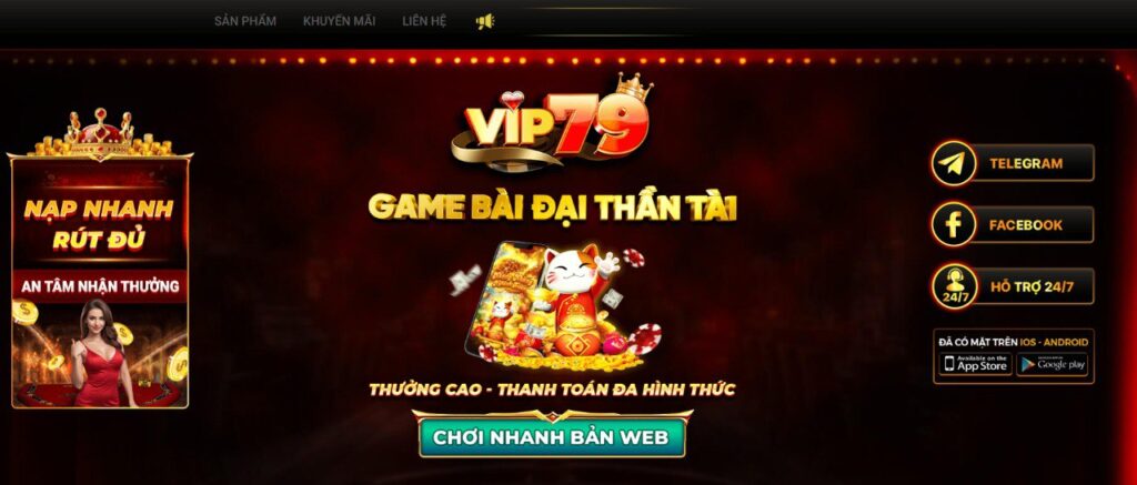 Tổng quan về nhà cái vip79